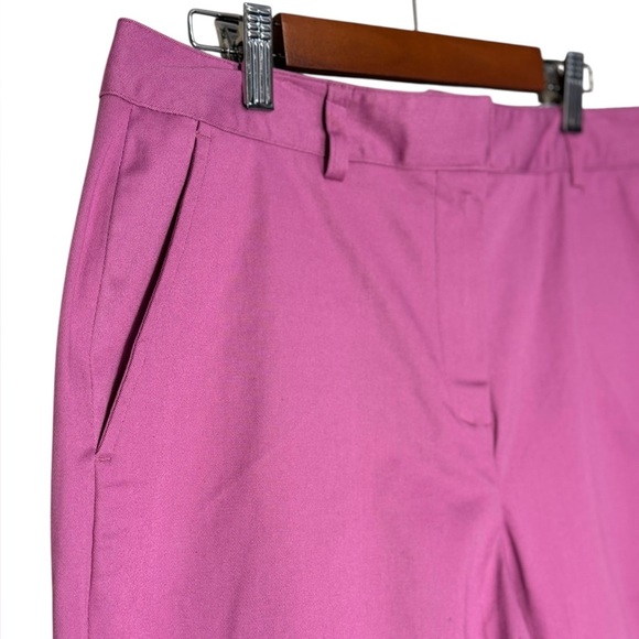 Larry Levine Stretch SPT Trousers Dress Pant Mauve Pink Hi-Waist Size 10 NWT - Picture 4 of 10